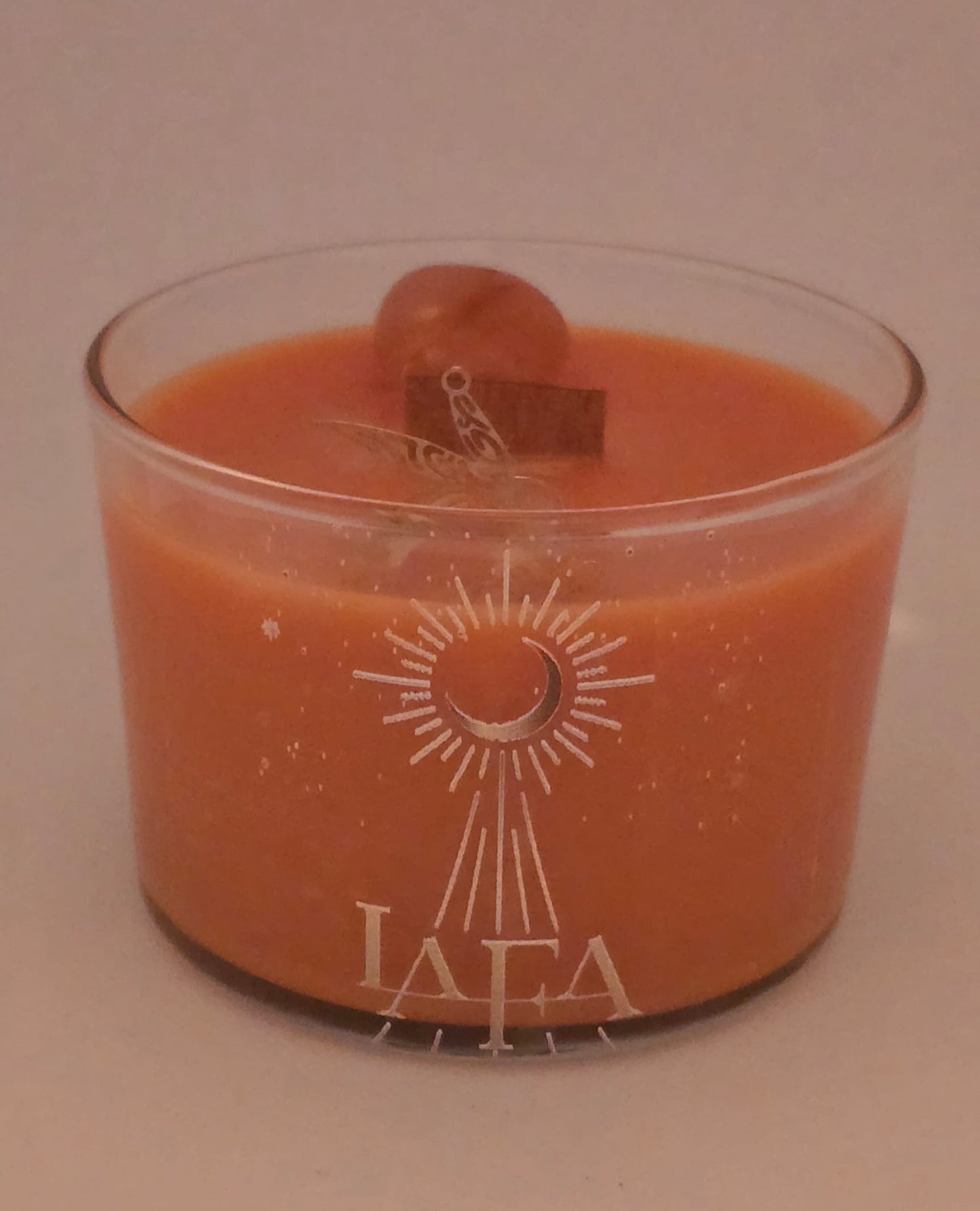 🕯️🕯️Box Bougies Rouge Profond & Orange Sensuel — Cœur Nature Arc-en-Ciel x Lafa Bougie