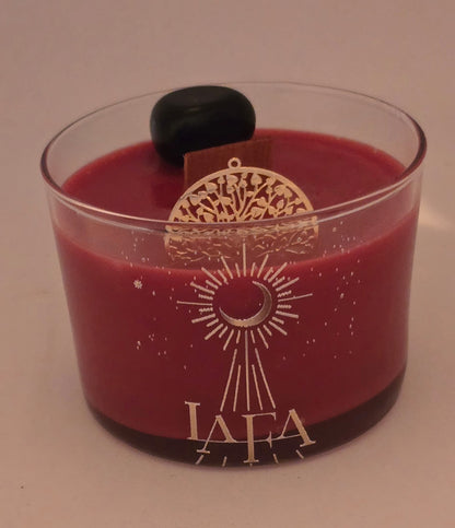 🌈Super Box Coeur Nature : Rouge Profond & Orange Sensuel — Cœur Nature Arc-en-Ciel x Lafa Bougie